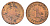 Германия 1 пфенниг 1875 A, Вильгельм I (1871-1888) KM 1, J. 1 медь 4639-1059