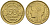 Франция 50 сантимов 1938 KM 894.1, Le Franc 192.15 алюминиевая бронза 4596-814