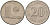 Малайзия 20 сенов 1976 здание Парламента KM 4 медно-никель UNC 4591-255