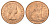 Великобритания 1 пенни 1967 Елизавета II (1952-2022) KM 897, Spink 4157 бронза UNC 4661-1013