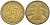 ГЕРМАНИЯ 10 РЕЙХСПФЕННИГОВ 1924 A KM 40, J. 317, Weege 9 алюминиевая бронза 210-336