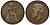 Великобритания 1 пенни 1919 H Георг V (1910-1932) KM 810, Spink 4052 бронза 1524-521