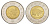 Канада 2 доллара 2006 Елизавета II (1952-2022), полярный медведь KM 496 биметалл UNC 4631-844