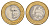 Бразилия 1 реал 2008 KM 652a биметалл UNC 4646-125