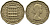 Великобритания 3 пенса 1959 Елизавета II (1952-2022) KM 900, Spink 4153 никель латунь 65-943