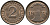 ГЕРМАНИЯ 2 РЕНТПФЕННИГА 1923 G J 307, KM 31 бронза UNC 413-3714