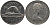 Канада 5 центов 1981 Елизавета II (1952-2022), бобер KM 60.2 никель PROOFLIKE 181-315