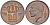 Бельгия 50 сантимов 1973 Belgie, Бодуэн I (1951-1993) KM 149.1 бронза 214-216