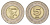 Босния и Герцеговина 5 марок 2009 KM 120 биметалл 32-545