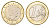 Монако 1 евро 2020 KM 194 биметалл UNC 4654-817