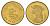 Египет 50 пиастров 2010 KM 942.2 сталь плакированная латунью UNC 4673-754
