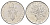 Ватикан 50 лир 1970 MCMLXX, Павел KM 121 нержавеющая сталь UNC 4699-625