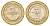 Чили 100 песо 2001 индейцы Мапуче KM 236 биметалл UNC 4695-1142