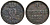 Ганновер 1 пфенниг 1852 B, Георг V, год тип KM 216, AKS 154, J. 82 медь 4594-458