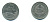 Румыния 25 бани 1966 трактор KM 94 сталь плакированная никелем 4364-1257