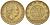 Италия 200 лир 1978 R, шестерня KM 105 алюминиевая бронза 4573-823