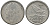 Норвегия 25 эре 1964 Улаф V (1958-1991), синица KM 407 медно-никель 72-1132