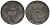 ДАНИЯ 2 ЭРЕ 1874 КРИСТИАН IX (1863-1906) KM 793.1 бронза 34-453