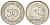 ФРГ 50 ПФЕННИГОВ 1974 F KM 109.1, J. 384а медно-никель 175-144
