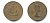 Великобритания 1/2 пенни 1966 Елизавета II (1952-2022) KM 896, Spink 4158 бронза 89-541