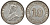 Стрейтс-Сетлментс 10 центов 1927 Георг V (1910-1936) КМ 29b серебро 53-727