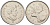 Канада 25 центов 2007 Елизавета II (1952-2022), олень KM 184 никель aUNC 4616-812
