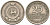 Цейлон 25 центов 1963 KM 131 медно-никель 4567-147