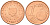 Нидерланды 1 евроцент 2004  КМ 234 сталь плакированная медью UNC   4160-1138
