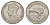 Новая Зеландия 2 шиллинга (флорин) 1934 Георг V (1910-1936), птичка киви KM 4 серебро 5010-1235