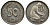 ФРГ 50 пфеннигов 1990 А, монетный двор Берлин KM 109.2, J. 384а медно-никель 186-832