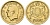 Монако 1 франк 1945 Луи II (1922-1949) KM 120 a алюминиевая бронза 4601-935