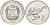 КНДР1/2 чона 2002 мир животных - цесарка KM 187 алюминий UNC 4593-713