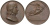 Набор бронзовых французских медалей и медальонов 1810 года. Оригинальный комплект. 0-0-00