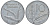Италия 10 лир 1954 R, колосья KM 93 алюминий 4543-433