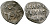 Великое Княжество Московское денга 1535 - 1547 Иван IV Васильевич, Московский монетный двор, 0,34 грамм ГиК №21 серебро 262-1569