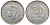 Британская Малайя 20 центов 1939 Георг VI (1937-1952) KM 5 серебро 53-412