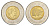 Канада 2 доллара 2007 Елизавета II (1952-2022), полярный медведь KM 837 биметалл UNC 4631-846