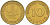 ФРГ 10 ПФЕННИГОВ 1950 G KM 108, J. 383 сталь плакированная латунью 219-425