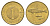 Словения 1 толар 1999 рыбы KM 4 латунь 3996-1241