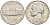 США 5 ЦЕНТОВ 1964 ДЖЕФФЕРСОН KM A192 медно-никель 214-711