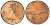 Остров Мэн 1/2 пенни 1979 KM 32 бронза UNC 192-362