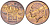 Бельгия 50 сантимов 1969 Belgie, Бодуэн I (1951-1993) KM 149.1 бронза UNC 3996-1254