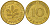 ФРГ 10 пфеннигов 1993 A J. 383, KM 108 сталь плакированная латунью    4603-645
