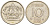 Швеция 10 эре 1955 TS, Густав VI Адольф (1950-1973) KM 823 серебро 4528-633
