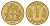 Исландия 1 крона 1974 KM 12a никель латунь UNC 4633-1251