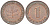 ФРГ 1 ПФЕННИГ 1968 F KM 105, J. 380 сталь плакированная медью 4181-546