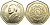 Иордания 1/4 динара 1997 KM 61 никель-латунь aUNC 1525-725