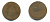 РОССИЯ 1 КОПЕЙКА 1757 медь 61-145