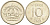 Швеция 10 эре 1960 TS, Густав VI Адольф (1950-1973) KM 823 серебро 192-152