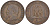 Франция 5 сантимов 1855 B, Наполеон III (1852-1870) KM 777.2, LE FRANC 166.18 бронза 28-651